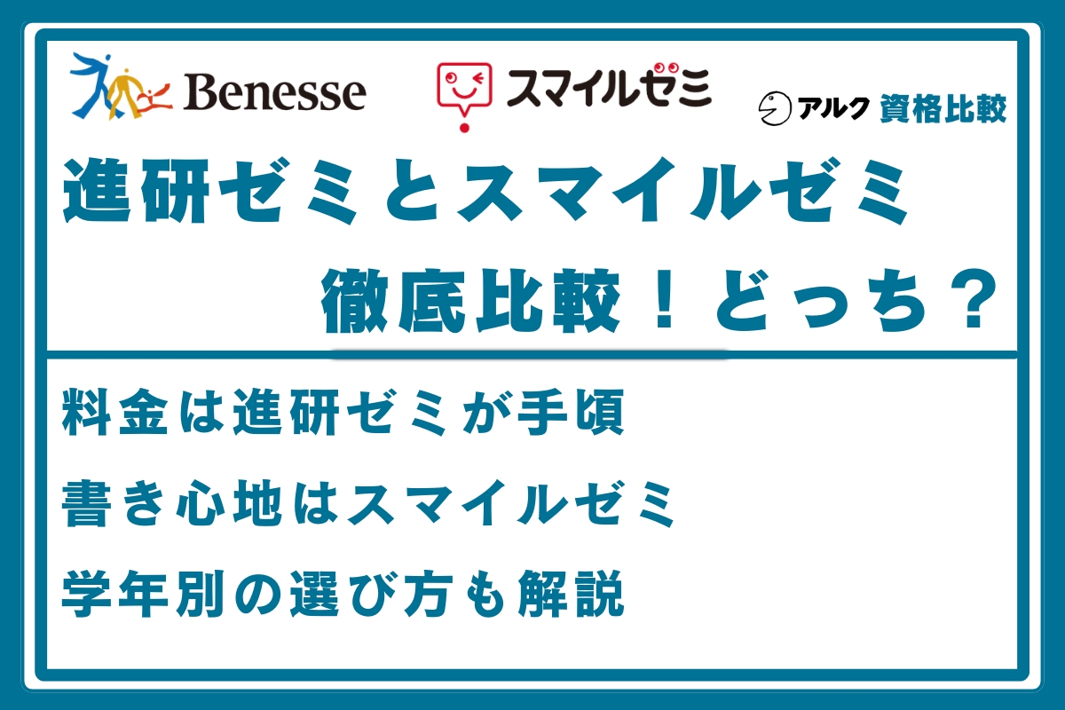進研ゼミ スマイルゼミ 比較