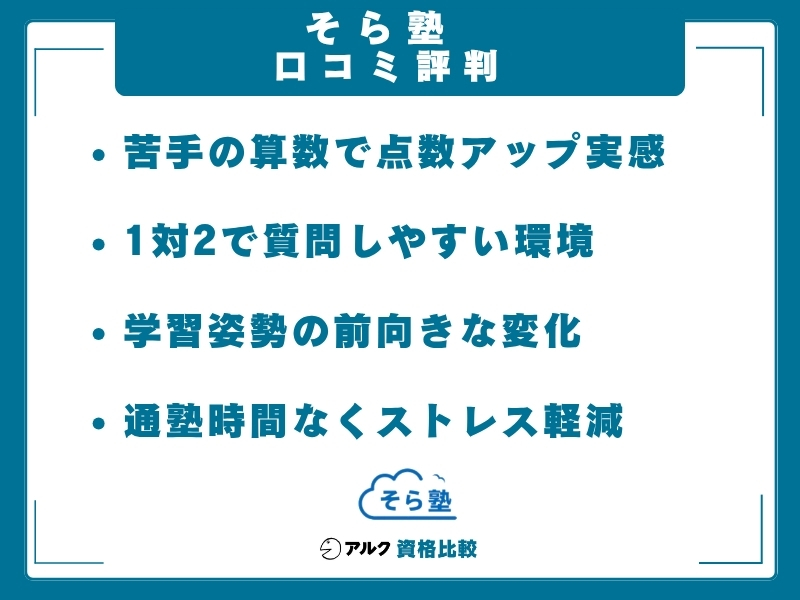 そら塾 口コミ