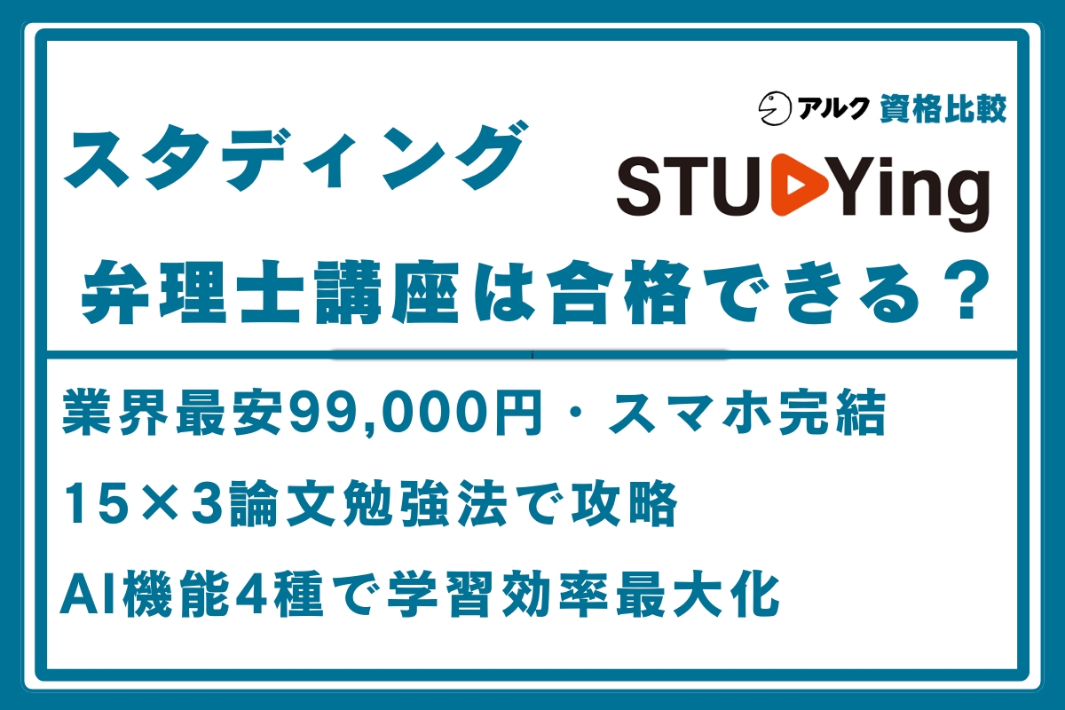 スタディング 弁理士講座
