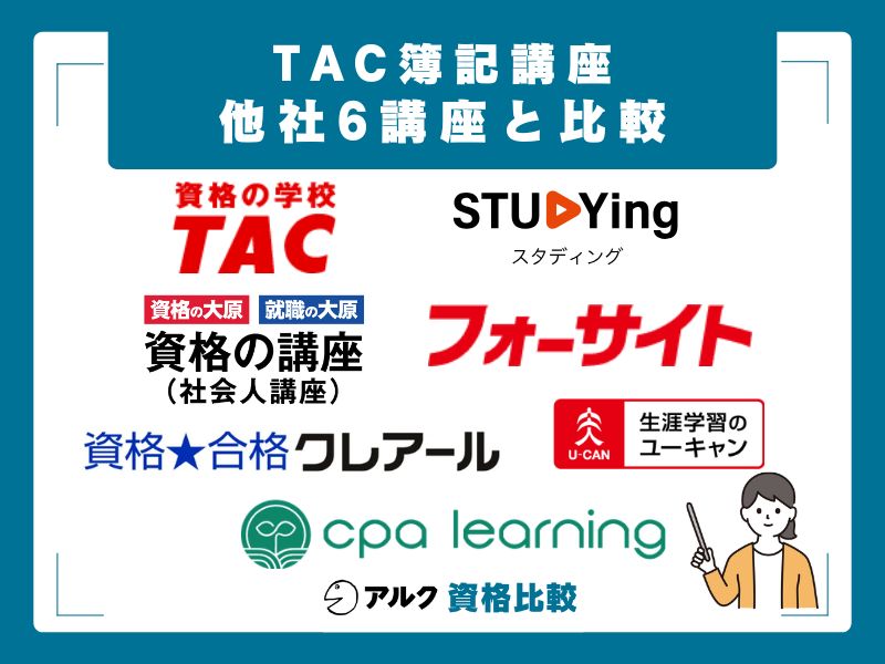 他社6講座との徹底比較