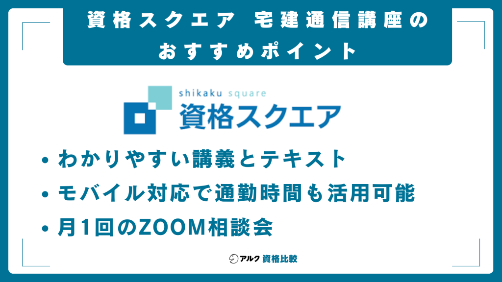 資格スクエア宅建