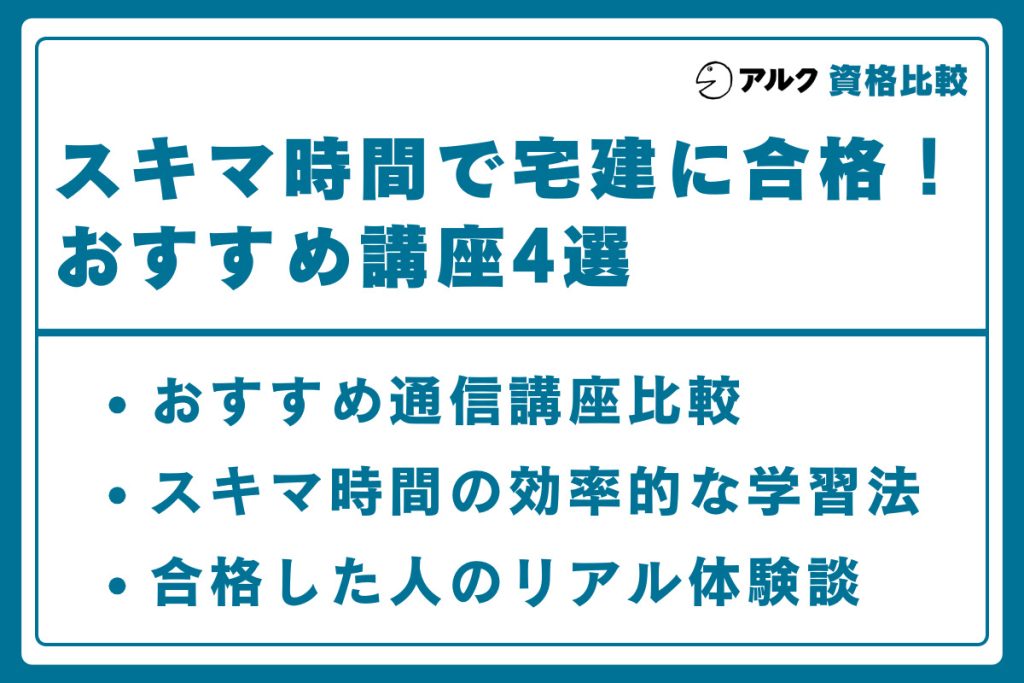 宅建　スキマ時間