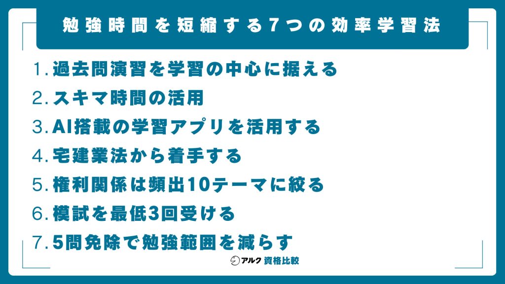 7つの効率的な学習方法