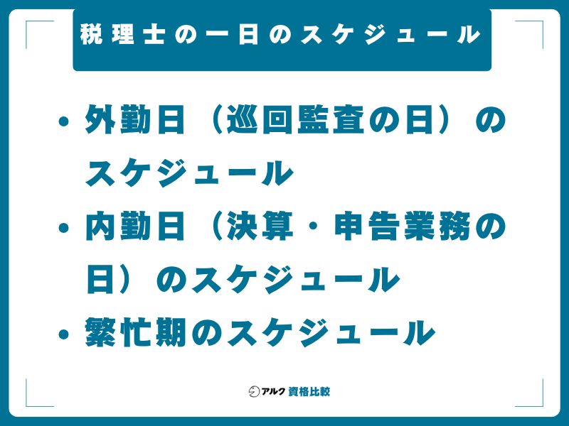 税理士の一日のスケジュール