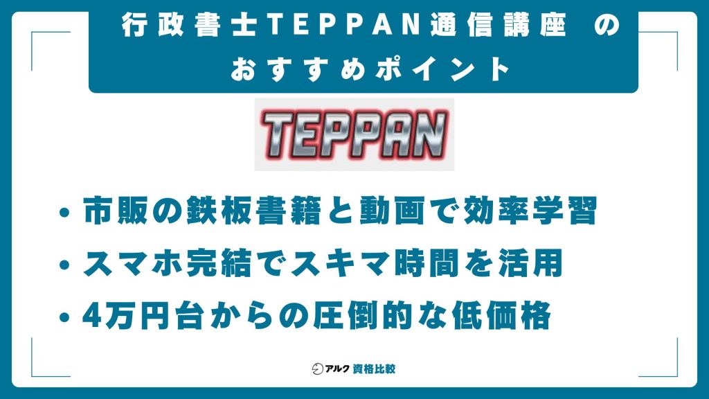 行政書士TEPPAN通信講座