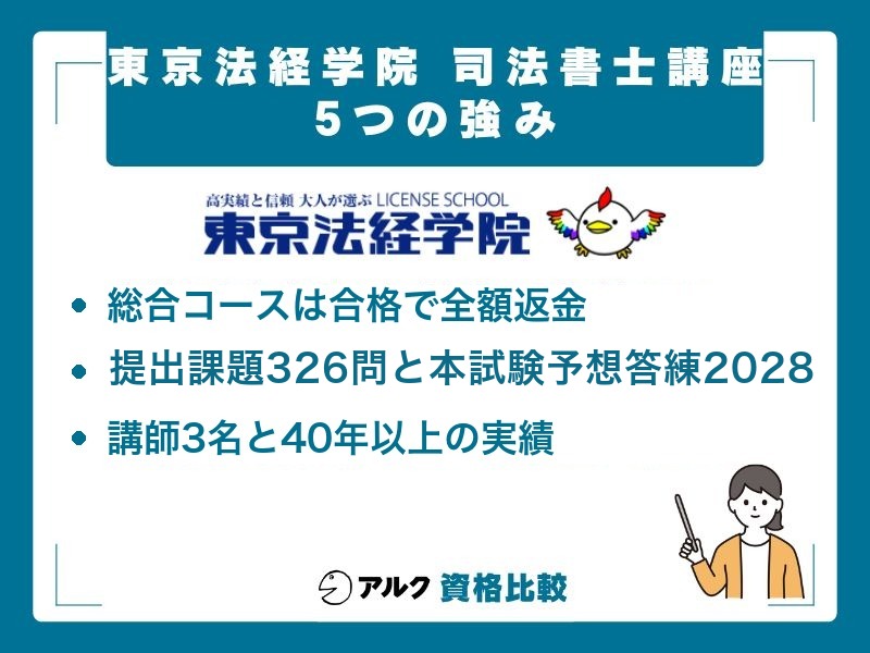 東京法経学院 強み
