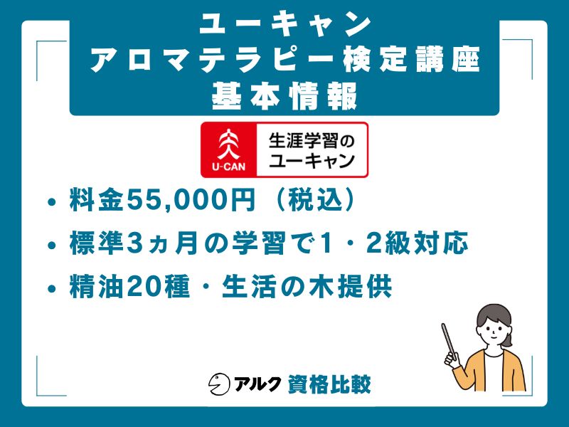 ユーキャンのアロマテラピー検定講座とは|基本情報
