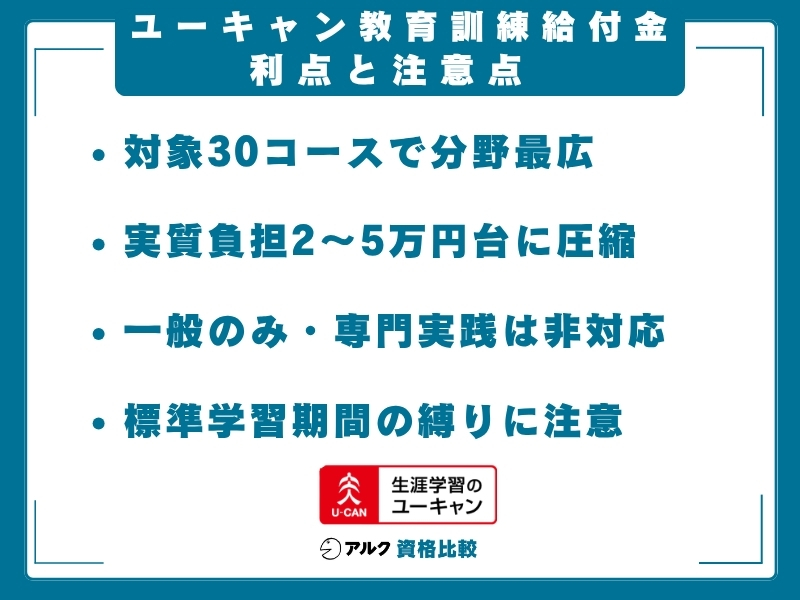 ユーキャン 給付金の利点と注意点