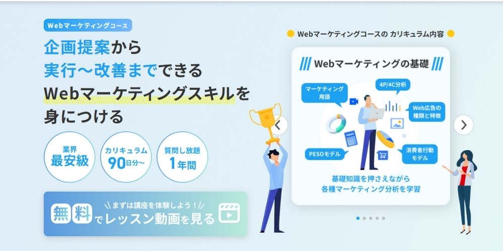 デイトラ Webマーケティングコース