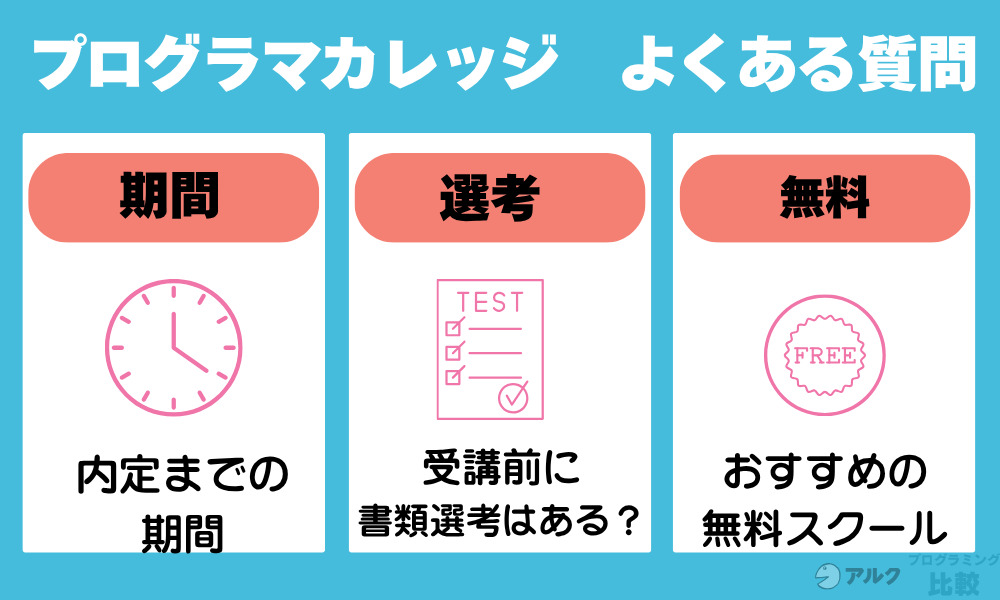 プログラマカレッジの評判に関するよくある質問