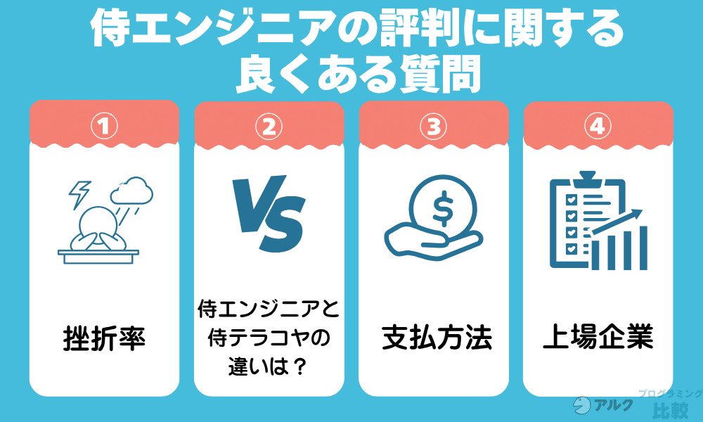 侍エンジニアの評判に関するよくある質問