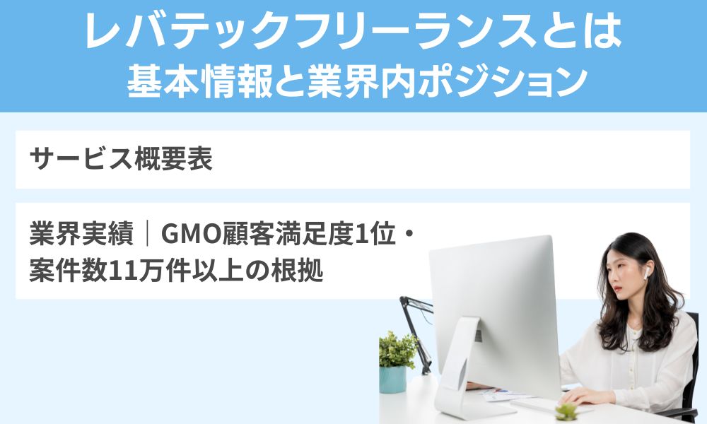レバテックフリーランスとは|基本情報と業界内ポジション