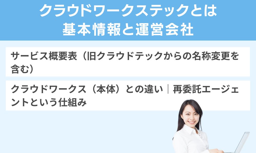 クラウドワークステックとは|基本情報と運営会社