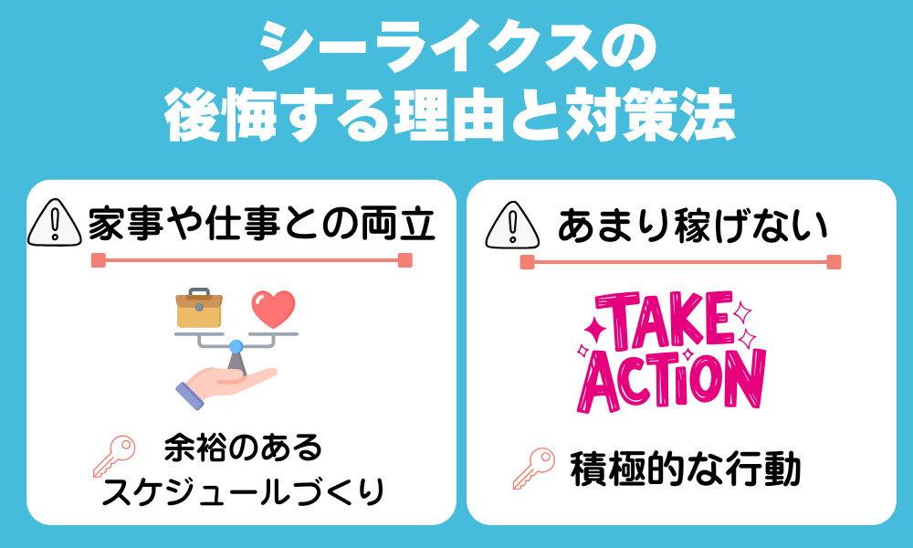 評判からわかったシーライクスで後悔する理由と対策法