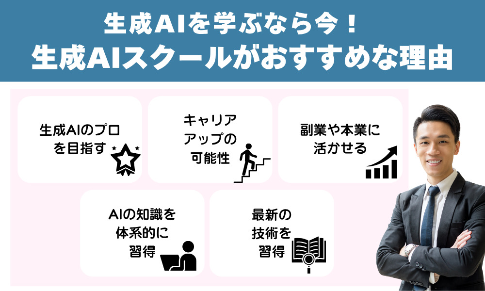 生成AIを学ぶなら今！生成AIスクールがおすすめな理由