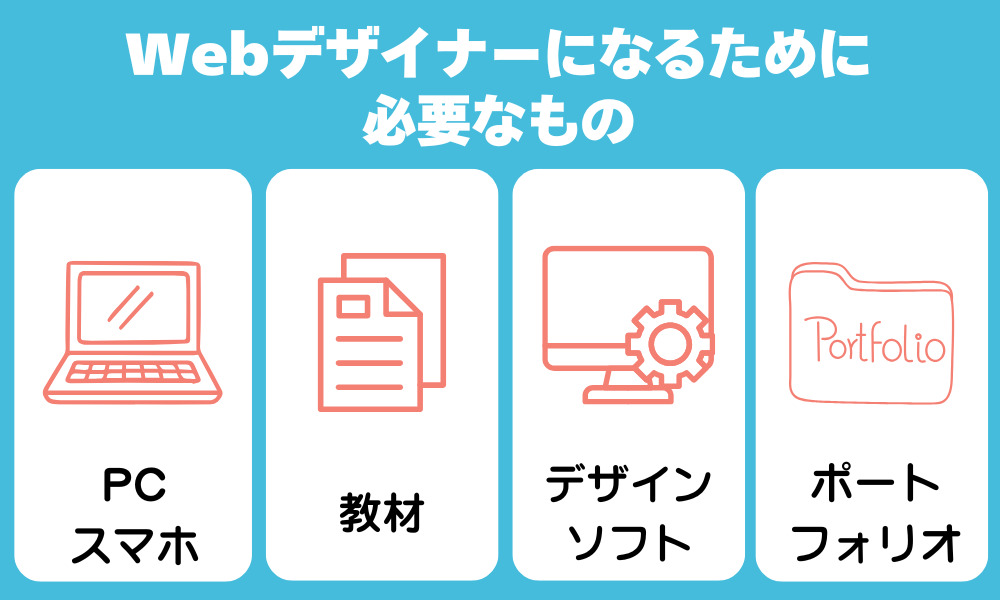 Webデザイナーになるために必要なもの