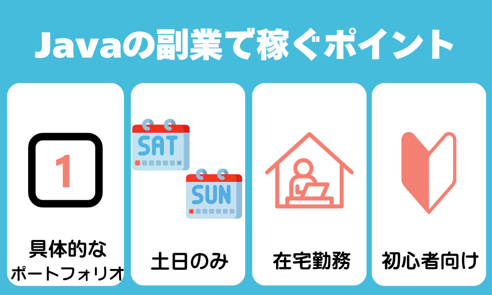 Javaの副業で稼ぐ4つのポイント