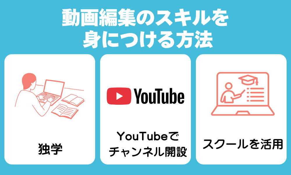 動画編集のスキルを身につける方法