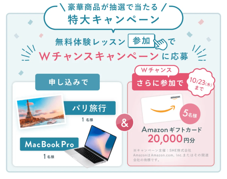 shelikes キャンペーン