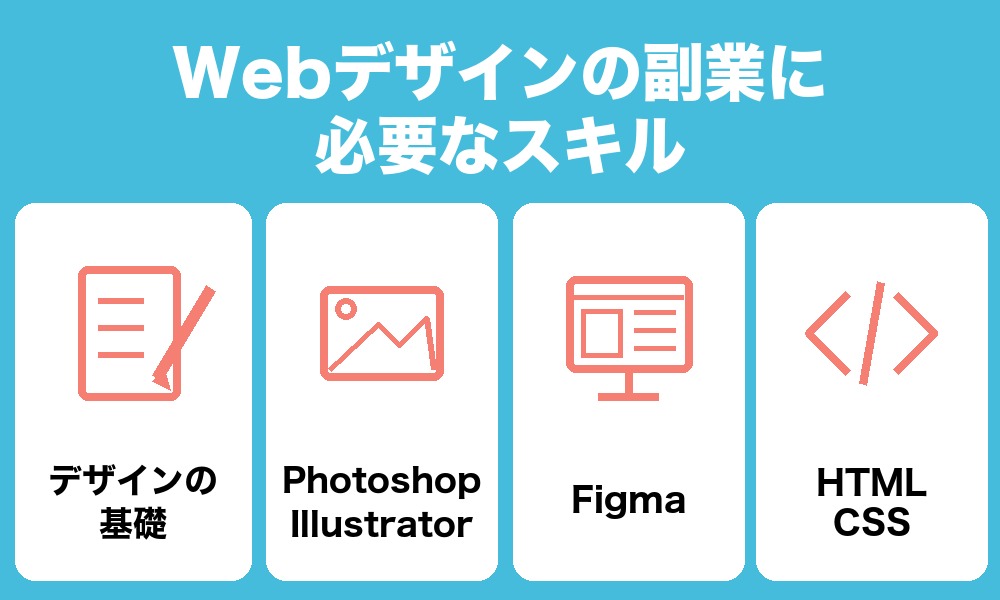 Webデザインの副業に必要なスキル