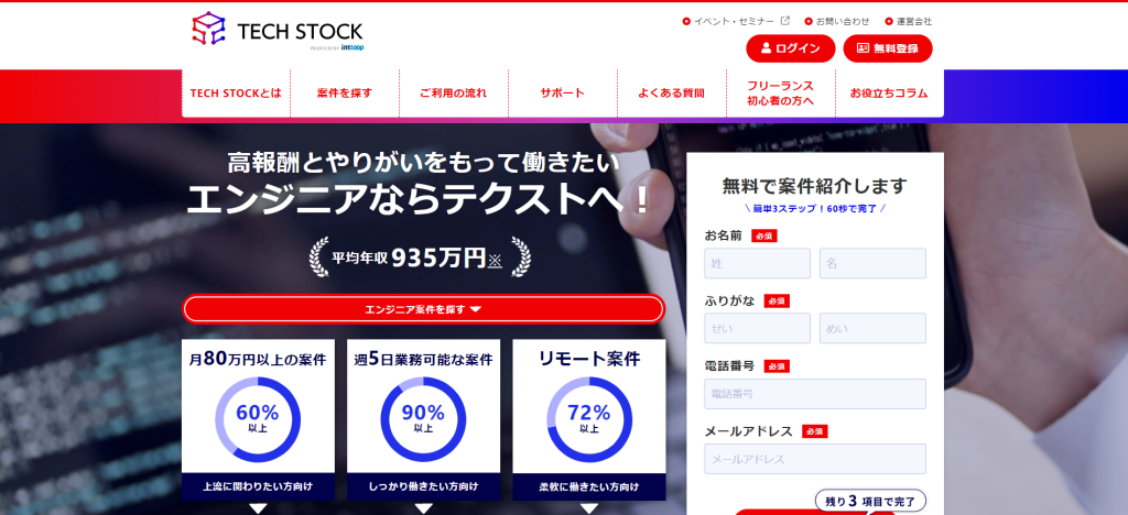 TECH STOCK|業界最速水準の15日支払い