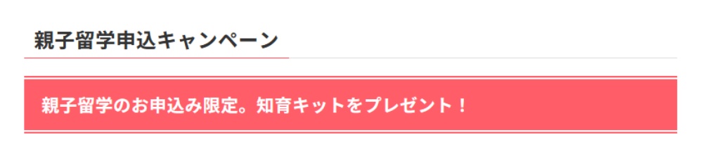 フィリピン留学Hubのキャンペーン