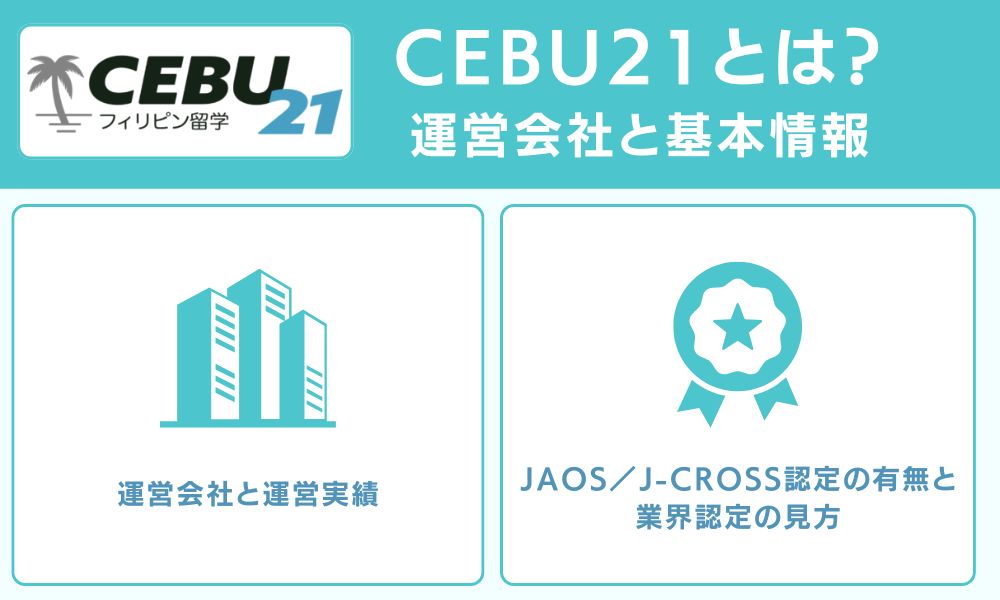 CEBU21とは？運営会社と基本情報