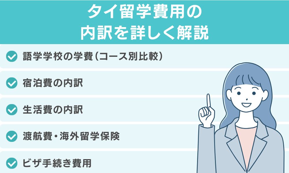 タイ留学費用の内訳を詳しく解説