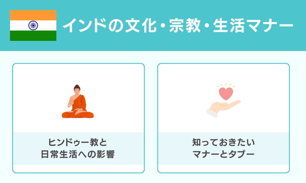 インドの文化・宗教・生活マナー