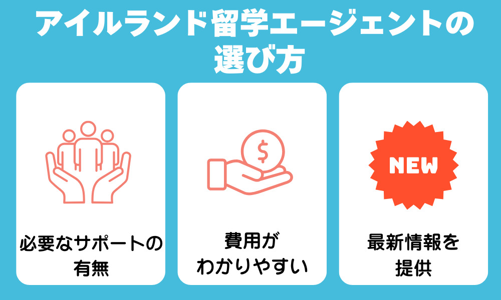 アイルランド留学エージェントの選び方