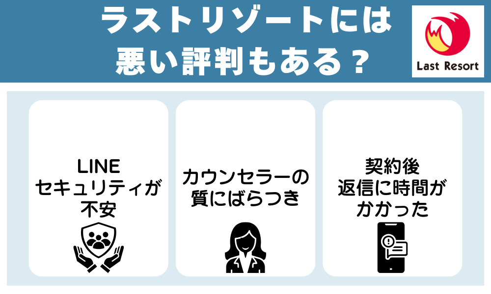 ラストリゾートには悪い評判もある?