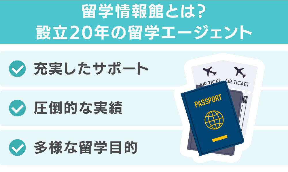留学情報館とは？設立20年の留学エージェント