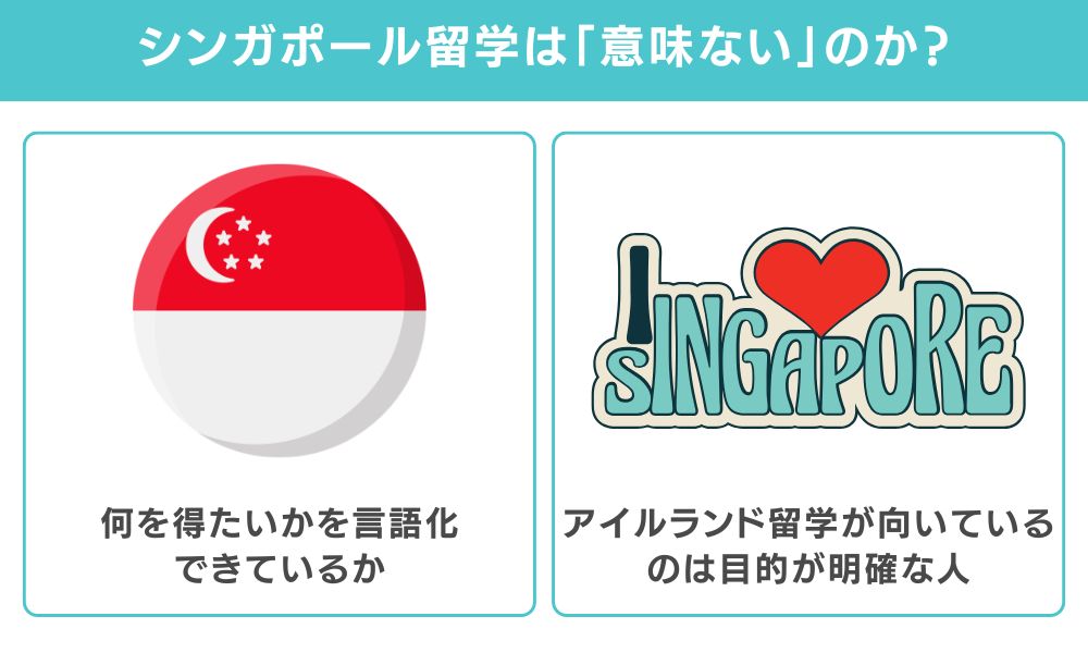 結論|シンガポール留学は「意味ない」のか?