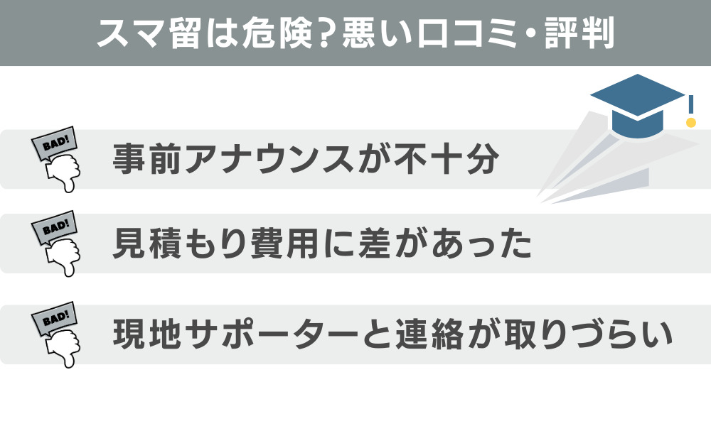 スマ留は危険？悪い口コミ・評判